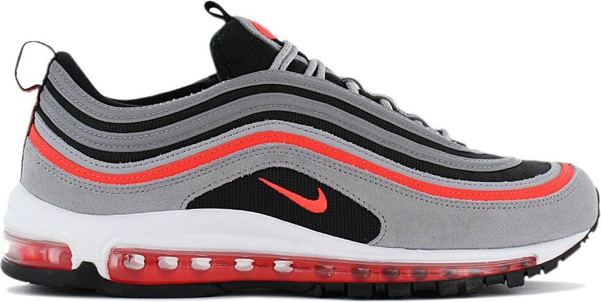 Nike Air Max 97 - Heren Sneakers Sport Casual Schoenen Grijs Rood  DB4611-002 - Maat EU... | bol