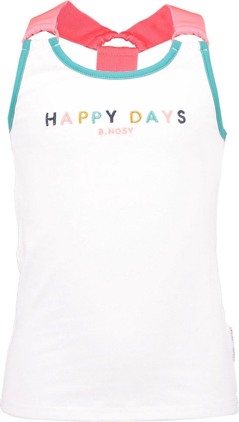 B-Nosy Unisex t-shirts & polos B-Nosy Girls tanktop with contrast straps Snow White 158/164