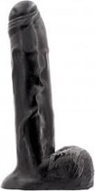 XXLTOYS - Kessel - Large Dildo - inbrenglengte 23 X 6 cm - Black - Made in Europe - voor Diehards only
