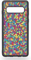 Colourful pixel tiles Telefoonhoesje - Samsung Galaxy S10