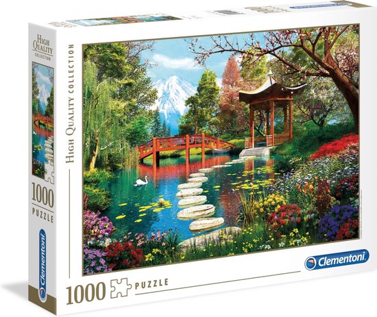 Likken Sinis verwarring Puzzel 1000 Stukjes Volwassenen - Legpuzzel - Clementoni Puzzel - Japanse  tuin met... | bol.com