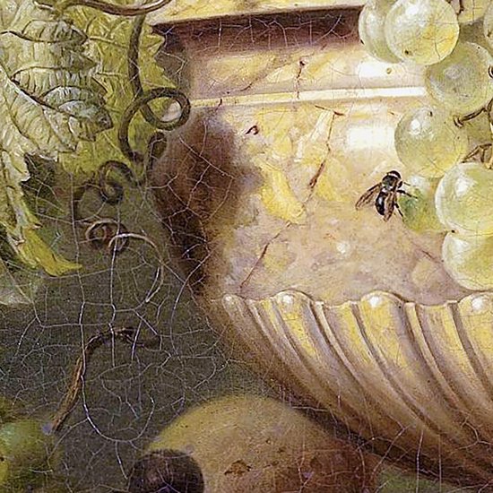 Graphic Message Peinture sur Toile Nature Morte aux Fleurs et Fruits - Eelke Jelles Eelkema