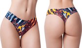 M Memème String -L- GO WILD TIGER Multicolours