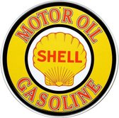 Shell Motor Oil Gasoline Metalen Bord 60 cm