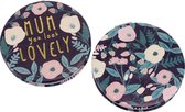 CGB 'MUM YOU LOOK LOVELY' PURPLE COMPACT MIRROR