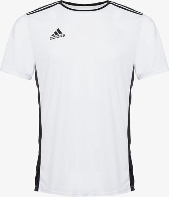 generatie bijl Politie Adidas Entrada heren sport T-shirt - Wit - Maat S | bol.com