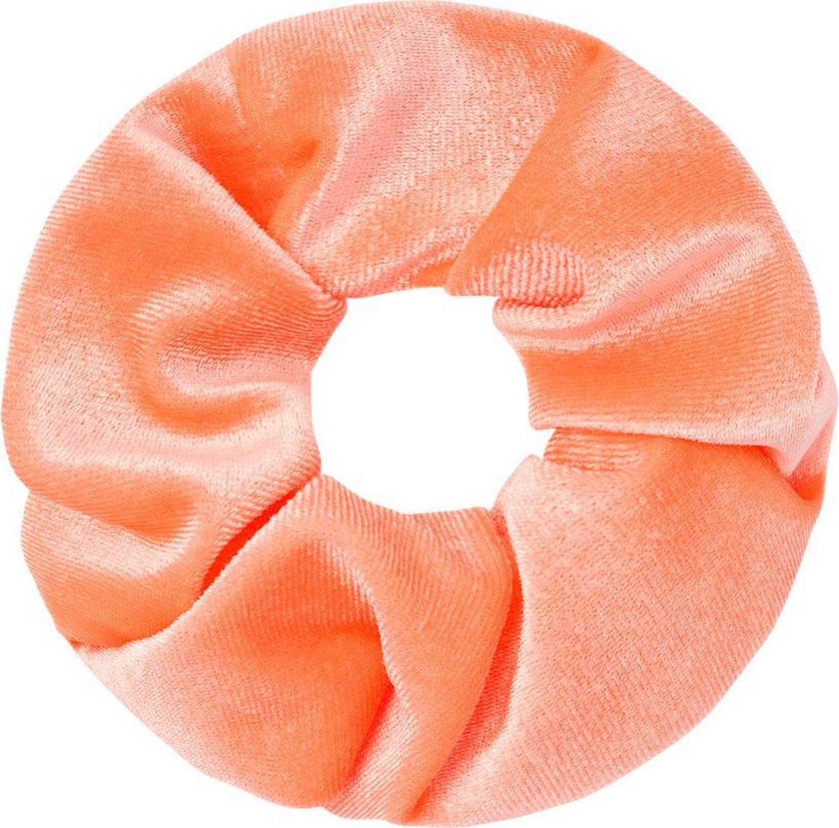 Scrunchie Velvet Oranje - Haaraccessoires