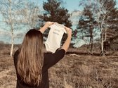 Biologisch rompertje met tekst | Ienie minie | Zwart | 74/80