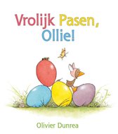 Prentenboek - Vrolijk Pasen Ollie! - hardcover - boek van Olivier Dunrea - kinderboek - prenteboek