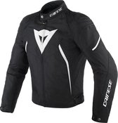 Dainese Avro D2 Black Black White Textile Motorcycle Jacket 60