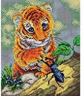 borduurpakket tijger