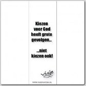Boekenlegger visje kiezen voor God heeft - Bijbel - Christelijk - Majestic Ally - 2 stuks