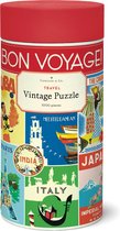 Vintage Puzzel - Travel - 1000 stukjes - Cavallini & Co puzzle Bon Voyage
