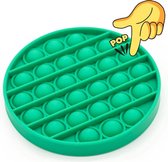 ORIGINEEL - POP IT Fidget toy - Groen - Ronde vorm - Gezien op TIK TOK