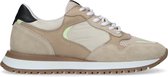 Sacha - Dames - Beige suède retro sneakers - Maat 39