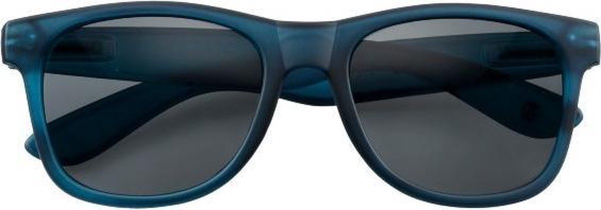 Babsee-zonnebril met leesgedeelte model George-Mat Petrol Blauw- Sterkte +2.5