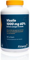 Fittergy Supplements - Visolie 1000 mg 60% - 180 softgels - Vetzuren - voedingssupplement