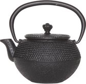 Kitchen & Deco Theepot Shanghai - Gietijzer - Met filter - Zwart - 0,35 Liter