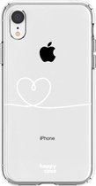 HappyCase Apple iPhone XR Hoesje Flexibel TPU Hartje Print