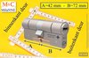 M&C Condor - High Security deurcilinder - SKG*** - 42x72 mm - Politiekeurmerk Veilig Wonen  -  inclusief gereedschap montageset en hangslot kaars