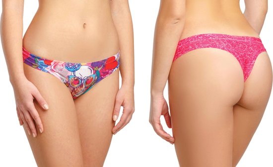 Memème – Skulls Lovers Monster High – String sans coutures – Taille M