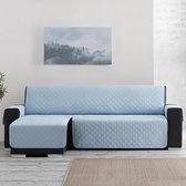 Duo quilt Chaise Longue Links - Bankbeschermer - 240cm breed - Lichtblauw - OekoTex keurmerk