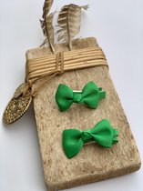 Haarclipje Haarspeldje Haaraccessoire Groen Strikje Baby Meisje Jongen - Goedkoop - Gratis verzending