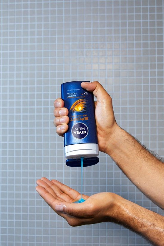 NIVEA MEN Sport - Douchegel - 6 x 250 ml - Voordeelverpakking