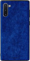 Samsung Galaxy Note 10 Alcantara Case 2020 - Blauw