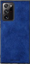 Samsung Galaxy Note 20 Ultra Alcantara case 2020 - Blauw