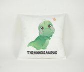 Kussen Dino Tyrannosaurus Rex - Sierkussen - Decoratie - Kinderkamer - 45x45cm - Inclusief Vulling - PillowCity