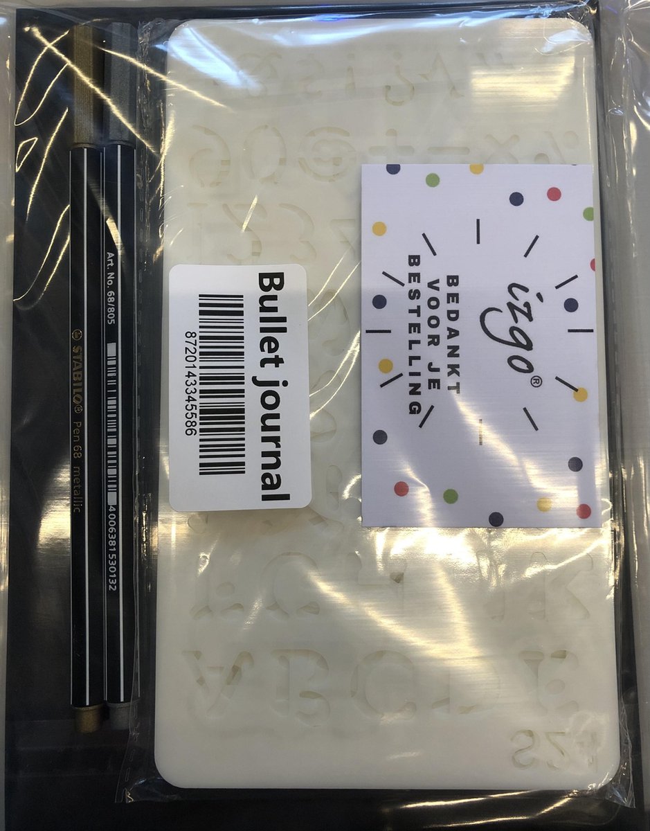 Bullet Journal Stencil Set - Sjablonen - Hobby Creatief Volwassenen - Handlettering - Scrapbook - Accesoires - Stiften - Karton — afbeelding 4