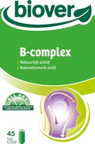 Biover B-complex – Zenuwstelsel – Voedingssupplement bij stress - met vitamine B complex – 45 tabletten