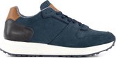 NoGRZ J.Root - Leren Herensneakers - Veterschoenen - Blauw Leer - Maat 45