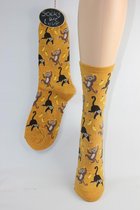 Dames sokken Socksmith spelende apen enkel vrouw