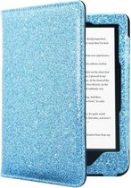 Premium Hoesje Geschikt voor Kobo Clara HD Cover - Hoes - Sleepcover Blauw Sparkle