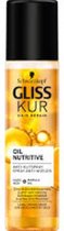 Schwarzkopf Gliss Kur - Oil Nutritive  Anti Klit Spray - 6x 200 ml - Voordeelpakket