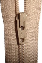 YKK SPIRAAL RITS DEELBAAR NYLON 40 cm Beige.