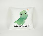 Kussensloop Dino Tyrannosaurus Rex - Sierkussen - Decoratie - Kinderkamer - 45x45cm - Exclusief Vulling - PillowCity