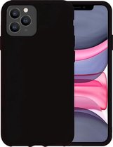 iPhone 11 Pro Max hoesje zwart - iPhone 11 Pro Max siliconen case - hoesje Apple iPhone 11 Pro Max zwart – iPhone 11 Pro Max hoesjes cover hoes - telefoonhoes iPhone 11 Pro Max