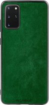 Samsung Galaxy S20 Plus Alcantara case 2020 - Groen