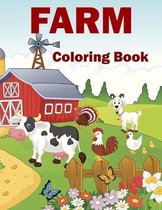 Farm Coloring Book: Farm Coloring Book: Include Popular Farm Animals