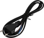 Voedingskabel - Igan Entim - 220V - 2 Aderig - 1.5 Meter - Zwart