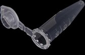 Reageerbuisjes - 0,5ml - Reageerbuisjes plastic - Reageerbuisjes met dop - 10 stuks