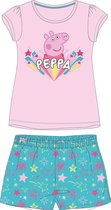 Peppa Pig Kinder Shortama Zomerset Maat 92 LichtRoze/Groen - 1 Stuk