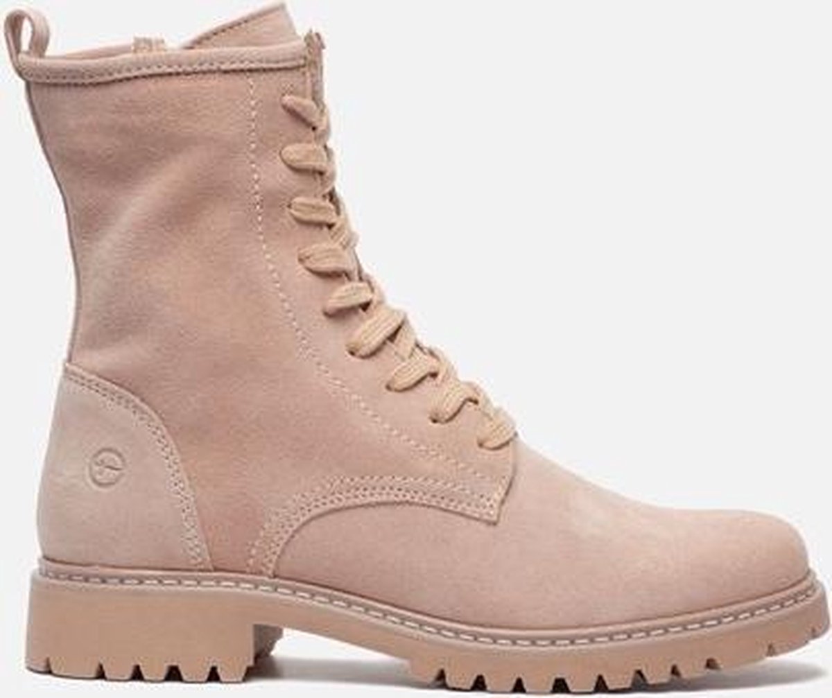 Tamaris Veterboots roze - Schoenen.nl
