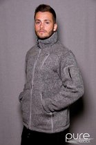 Pure Wool herenvest WJK-05  - licht grijs – XXL