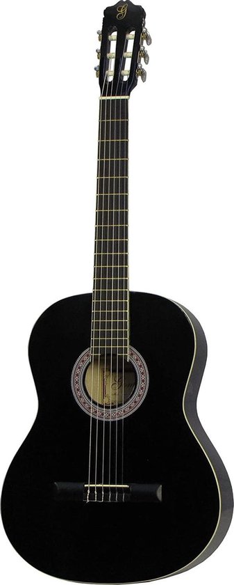 Gomez 001 Gitaar Zwart Klassieke 4/4-model
