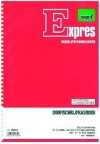 doorschrijfkasboek Sigel Expres met BTW kolom A4 2x50 blad SI-30225