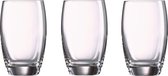 12x Stuks waterglazen/drinkglazen transparant 350 ml - Glazen - Drinkglas/waterglas/sapglas